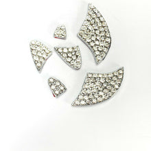 Alloy Crystal Diamond Steering Wheel Emblem Insert Filler For 09-20 Corolla Yari