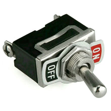 New Durable ON/OFF SPST Toggle Switch Metal Lever Car Dash Light+Missile Cover
