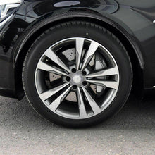 2PCS 28.7" Carbon Fiber Car Wheel Eyebrow Arch Trim Lips Fender Flares Protector