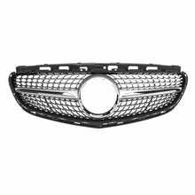 Silver Diamond Bumper Grill Grille For Mercedes Benz W212 E-Class 2014-2016