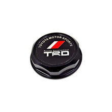 1PCS TRD Racing Black Engine Oil Filler Cap Oil Tank Cover Aluminium For TOYOTA