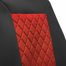 Front Bucket Seat Covers Pair Neosupreme For Auto Car SUV Red Black