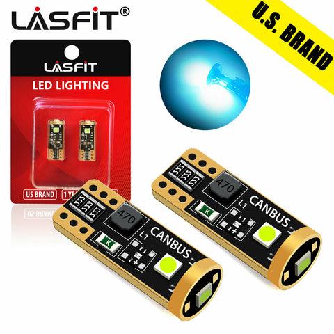 2x LED Map Lights Ice Blue Fit for Toyota Corolla 2001-2019 168 45D Free Return