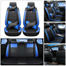 5-Sit Car Seat Covers Protector Cushion PU Leather Interior Accessoris For Honda