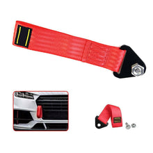 1set Car Sports High Strength Racing Tow Strap for Front Rear Bumper Towing Hook