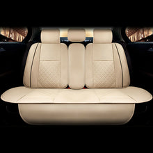 100% PU Leather Luxury Car Seat Covers Set Protector Universal 5-Seats Cushions