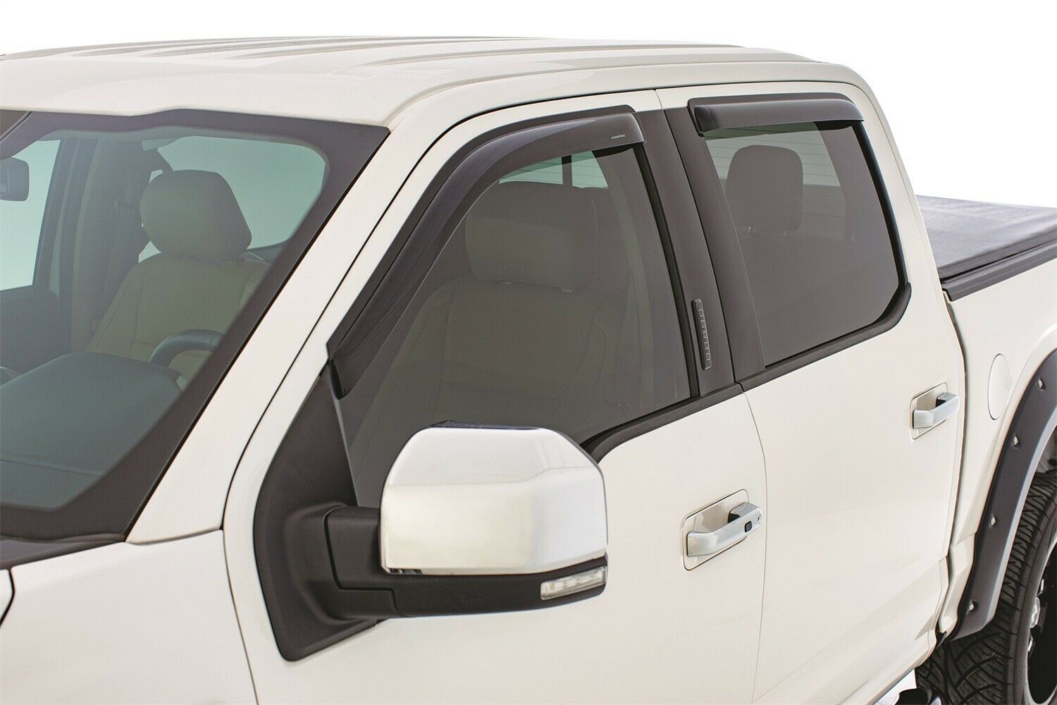 Stampede 6504-2 Tape-Onz Sidewind Deflector 4 pc. Fits 14-20 Rogue Rogue Select