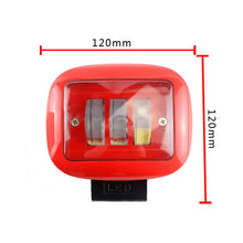 2*Car Square Working Lamp LED Truck Light Marine Spotlight Projection Dock Light