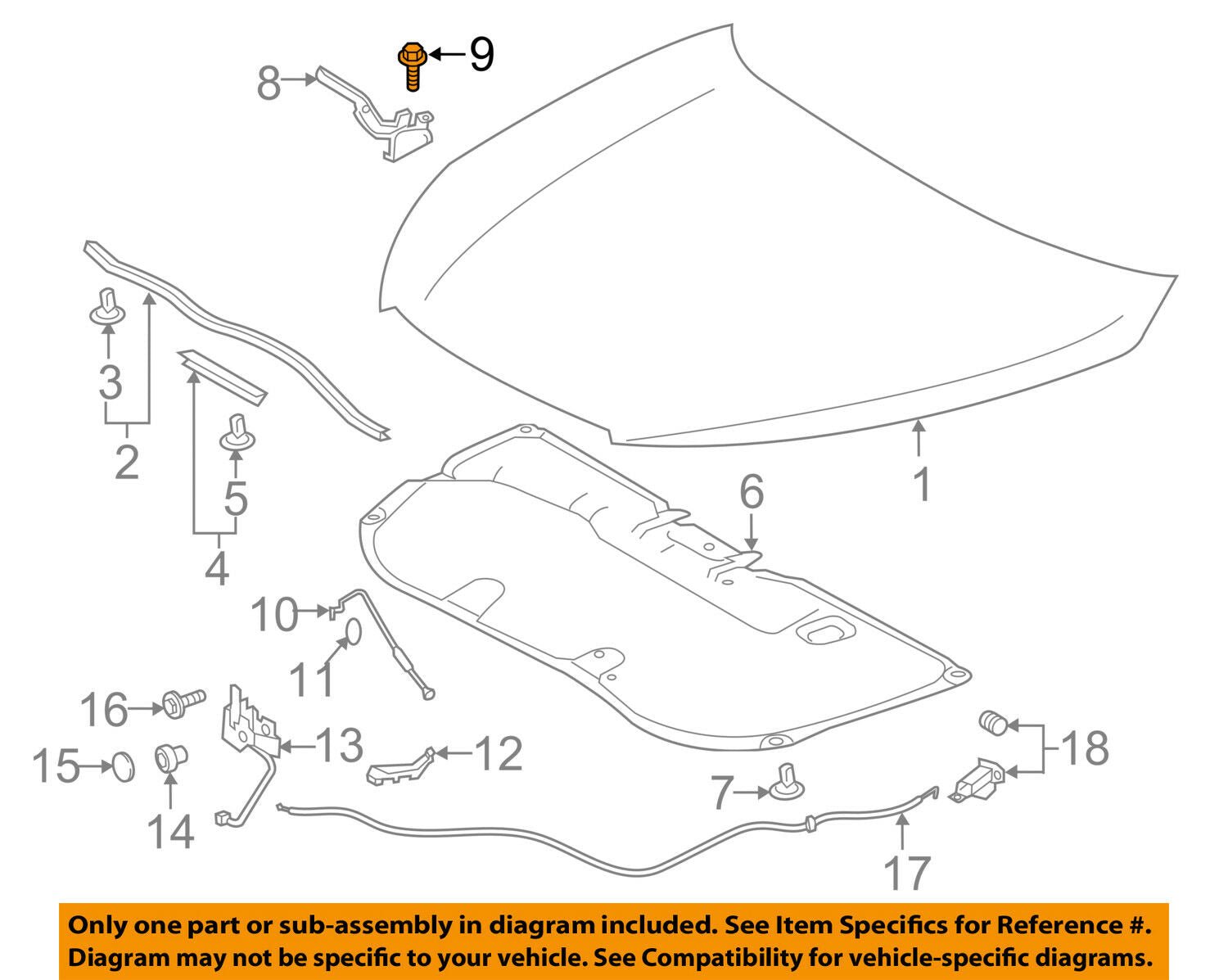 TOYOTA OEM Hood-Hinge Bolt 90105A0068