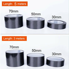 Carbon Fiber Wrap Sticker Car Door Sill Scuff Plate Protector Edge Guard Strip
