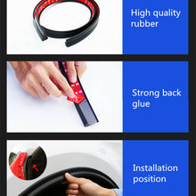 2x 59'' Convex Car Fender Flares Extension Lip Wheel Arch Eyebrow Moulding Trim