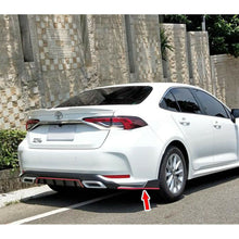 Unpainted For TOYOTA Corolla Altis 12th MF Rear Side Bumper Lip Spoiler Splitter