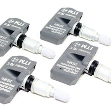 4 TPMS Tire Pressure Sensors Toyota Tacoma 315mhz Silver Aluminum Valve Stems