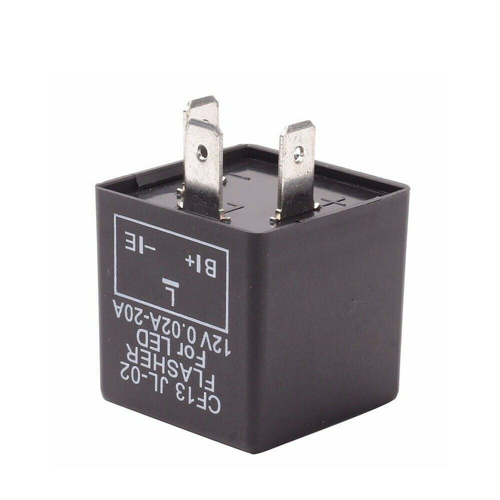 3Pin Electronic Car Flasher Relay CF13 JL-02 fix LED light Hyper Flash Blinking