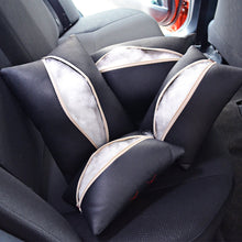 5 Seats Car Seat Cover Front+Rear Cushion PU Leather W/Pillow All Seasons Size S