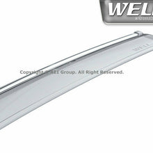 WELLvisors For Honda Civic 16-20 Insight 19-20 Sedan Side Window Visors Chrome