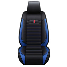 5-Sit Car Seat Cover w/Pillow Set Surround Protectors Cushions Black + Blue Line
