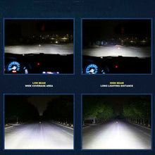 2X H4 H7 H11 9005 9006 CSP LED Headlight + RGB Bluetooth Phone Control