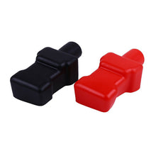 2PCS Car Battery Negative Positive Terminal Covers Cap Boot Insulating Protector