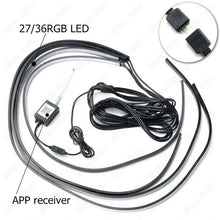 For Chevrolet APP Control RGB Car LED Strip Tube Underbody Neon Light 4x