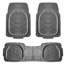 4pc All Weather Floor Mats & Cargo Set Gray Tough Rubber Deep Dish For Auto