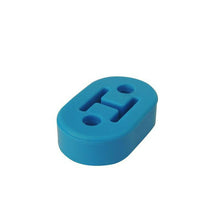 Universal 4Pcs Blue Polyurethane Rubber 2 Hole 73*12mm Exhaust Muffler Hanger