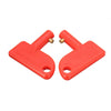 2x Red Disconnect Battery Isolator Cut Off Kill Switch Key For Car Marine Truck