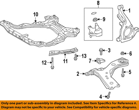 TOYOTA OEM 2018 Camry Front Suspension-Control Arm Bolt 90105A0390