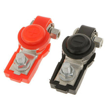 2x Car Accessories Adjustable Battery Terminal Clamp Clips Positive Negative