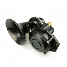 1x Air Horn 135db Loud Trumpet with Electric Valve Flat For 12V Auto Car Vehicle