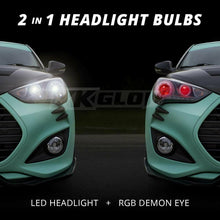 For Honda Civic 16-19 XKGlow XKchrome App Control RGB LED Conversion Kit H8