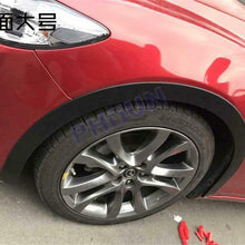 2pcs 1.5M Car Wheel Fender Flare Protector 4.5cm Width Rubber Guard Stripe Black