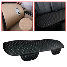 Car Rear Seat Cover Cushion Pad PU Leather Black&White For Interior Accessories
