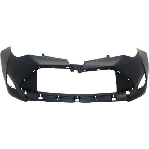 For Toyota Corolla Front Bumper Cover 2017-2019 Primed Plastic CAPA TO1000423