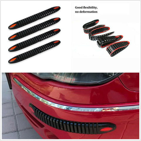 4X Universal Car Protector Bumper Front&Rear Guard Scratch Strip Bar 16.3