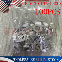 OIL DRAIN PLUG WASHER GASKET 90430-12031 FOR TOYOTA LEXUS SCION - SET OF 100