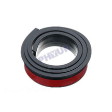 2pcs 1.5M Car Wheel Fender Flare Protector 4.5cm Width Rubber Guard Stripe Black