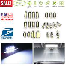 23pc Car Interior Lights LED Map Dome Reading Trunk Bulb License Plate Door Kit