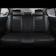 US Top PU Leather Car Seat Cover Front+Rear 5 Seats Cushion W/Pillows Universal