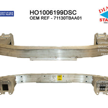 HO1006199DSC New Replacement Front Bumper Impact Bar Fits 2018-2020 Honda Civic