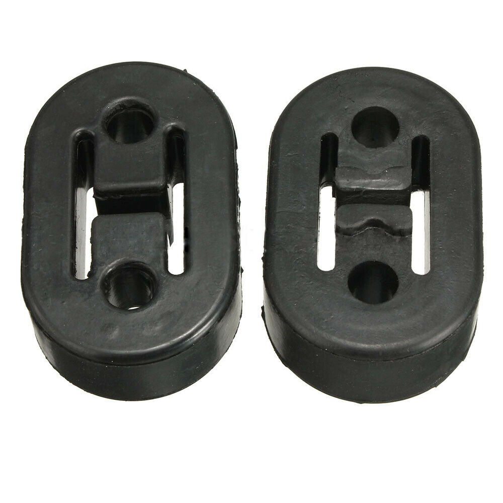 2x Car SUV Bike Exhaust Mount Repair Hanger Bracket Rubber Replacement Durable