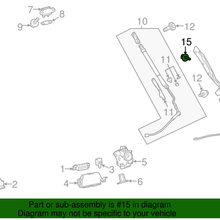 Genuine Toyota Lift-Gate Object Sensor Screw 90159-A0038