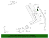 Genuine Toyota Lift-Gate Object Sensor Screw 90159-A0038