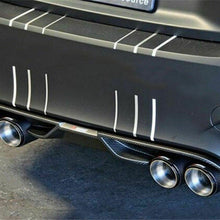 DIY 63mm Inlet Carbon Fiber Car Dual Exhaust Pipe Muffler Tip Cover Tail Throat