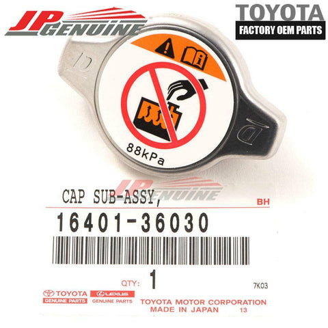 GENUINE TOYOTA COROLLA CAMRY AVALON OEM ENGINE COOLANT RADIATOR CAP 16401-31520