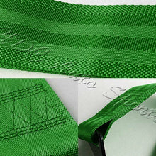 1 x Universal Green Heavy Duty Car Racing Towing Hook Strap Bumper Front & Rear