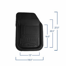 All Weather Floor Mats TPO Plastic Waterproof 3D Semi-Universal Mat Black