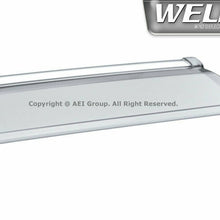 WELLvisors For Honda Civic 16-20 Insight 19-20 Sedan Side Window Visors Chrome