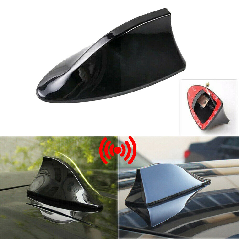 Universal Car Roof Shark Fin Vortex Stereo Radio Aerial Signal Antenna FM/AM NEW