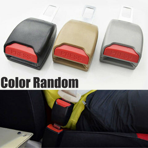 1pair Auto Car Safety Seat Belt Buckle Clip Adjustable Extension Extender 3Color